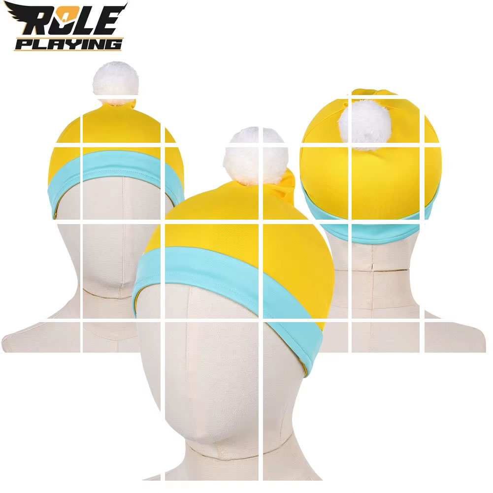 Health & Wellness Stores - Cappello Giallo e Blu per Cosplay