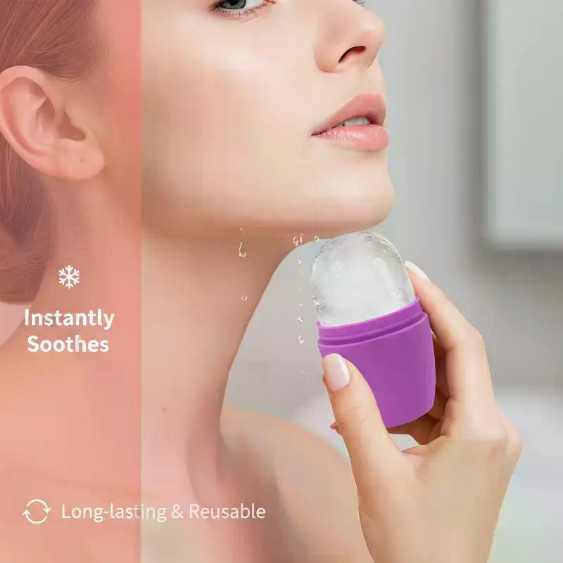 Ice Roller Face Cold - Rullo di Ghiaccio in Silicone per
