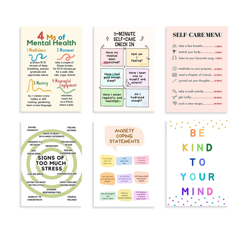 Self Care Check In Poster, Men - Health Wellness Poster recensione e prezzo