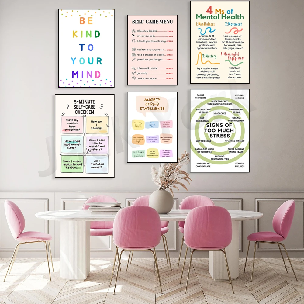 Self Care Check In Poster, Men - Health Wellness Poster recensione e prezzo