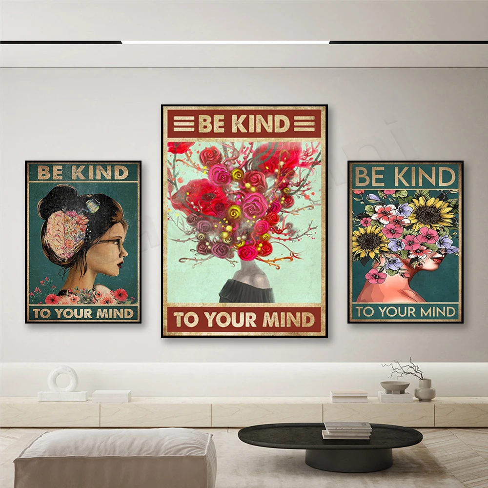 Tratta bene la mente: poster d - Health Wellness Poster recensione e prezzo