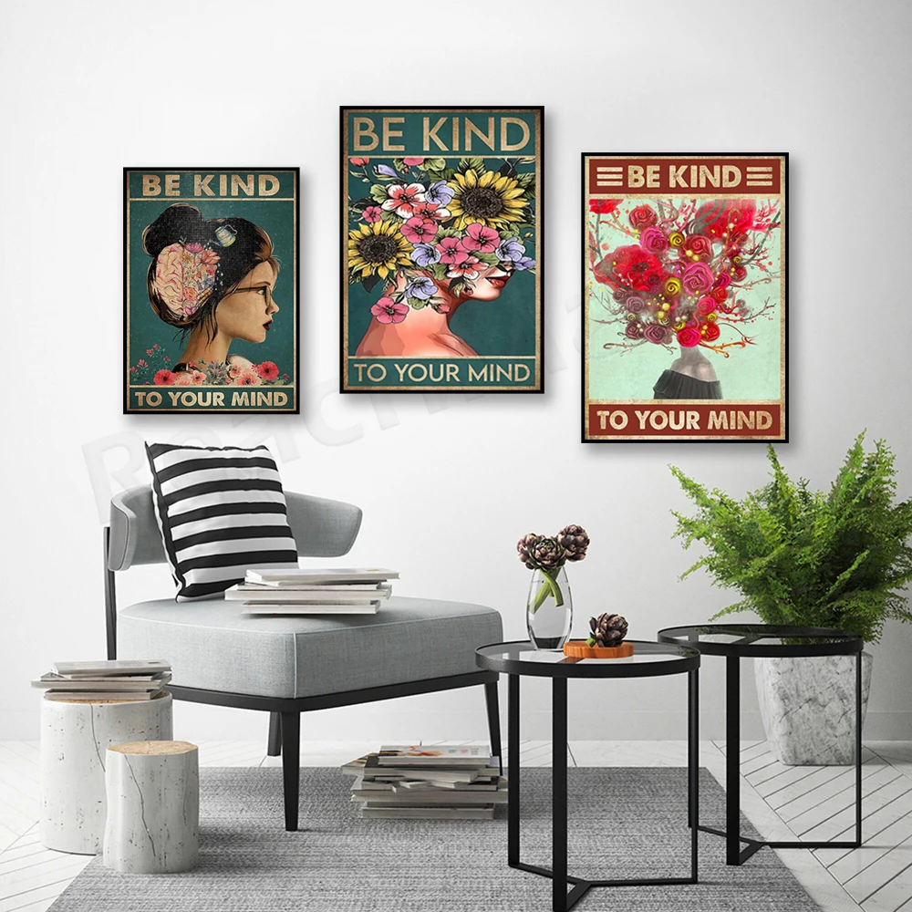 Tratta bene la mente: poster d - Health Wellness Poster recensione e prezzo