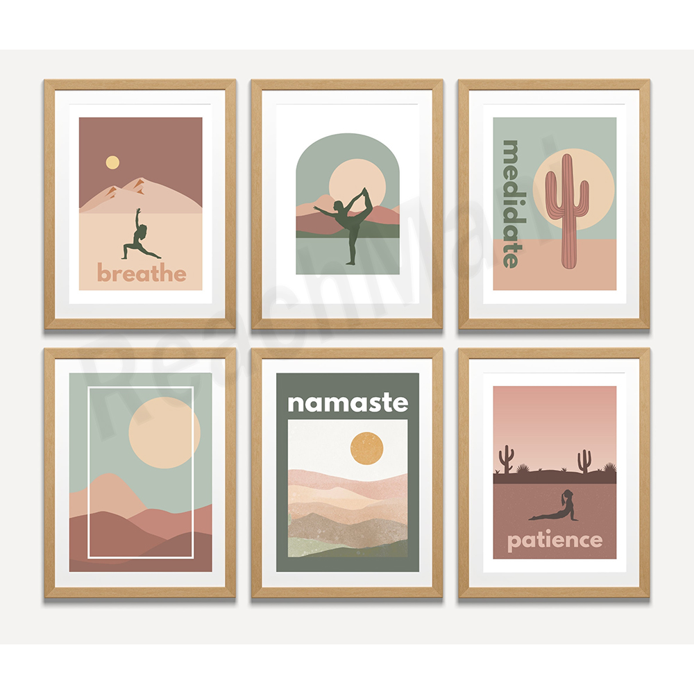 Poster Mindfulness Safe Space  - Health Wellness Poster recensione e prezzo