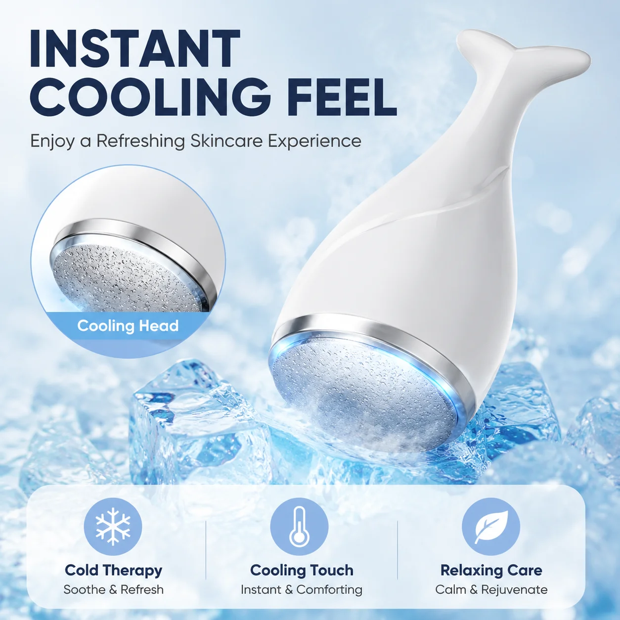 Massaggiatore Facciale a Forma - Ice Roller Face Cold recensione e prezzo
